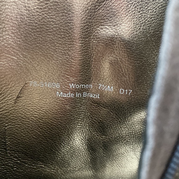 Johnston and Murphy gray suede snakeskin leather block boots - Picture 10 of 10